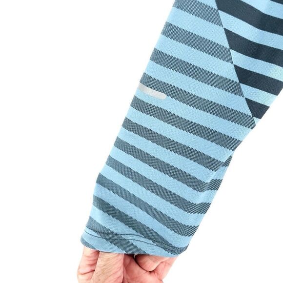 NIKE Running striped DriFit 1/4 zip jacket size M. - Picture 5 of 7